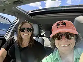 Niece and I after a sweet afternoon together